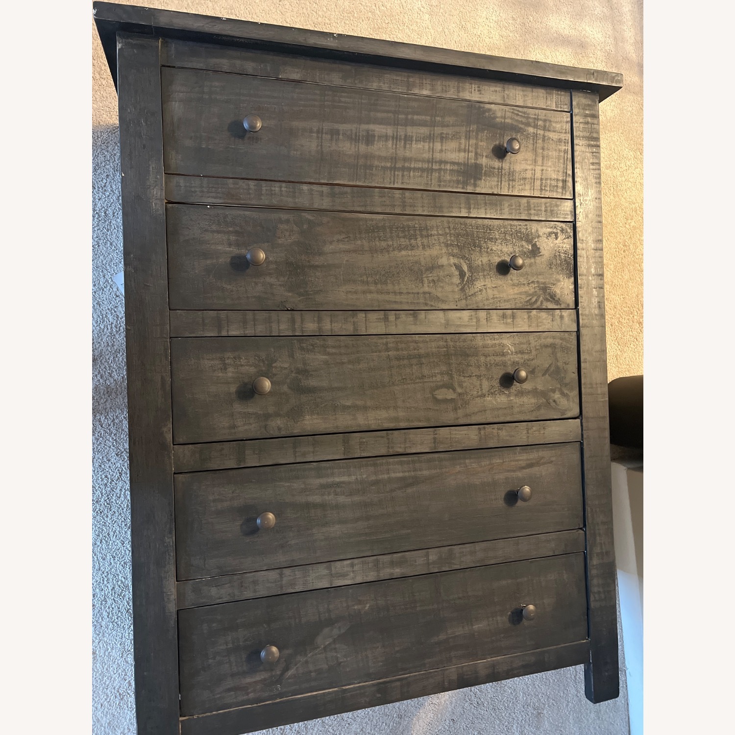 All Wooden Black Dresser - image-1