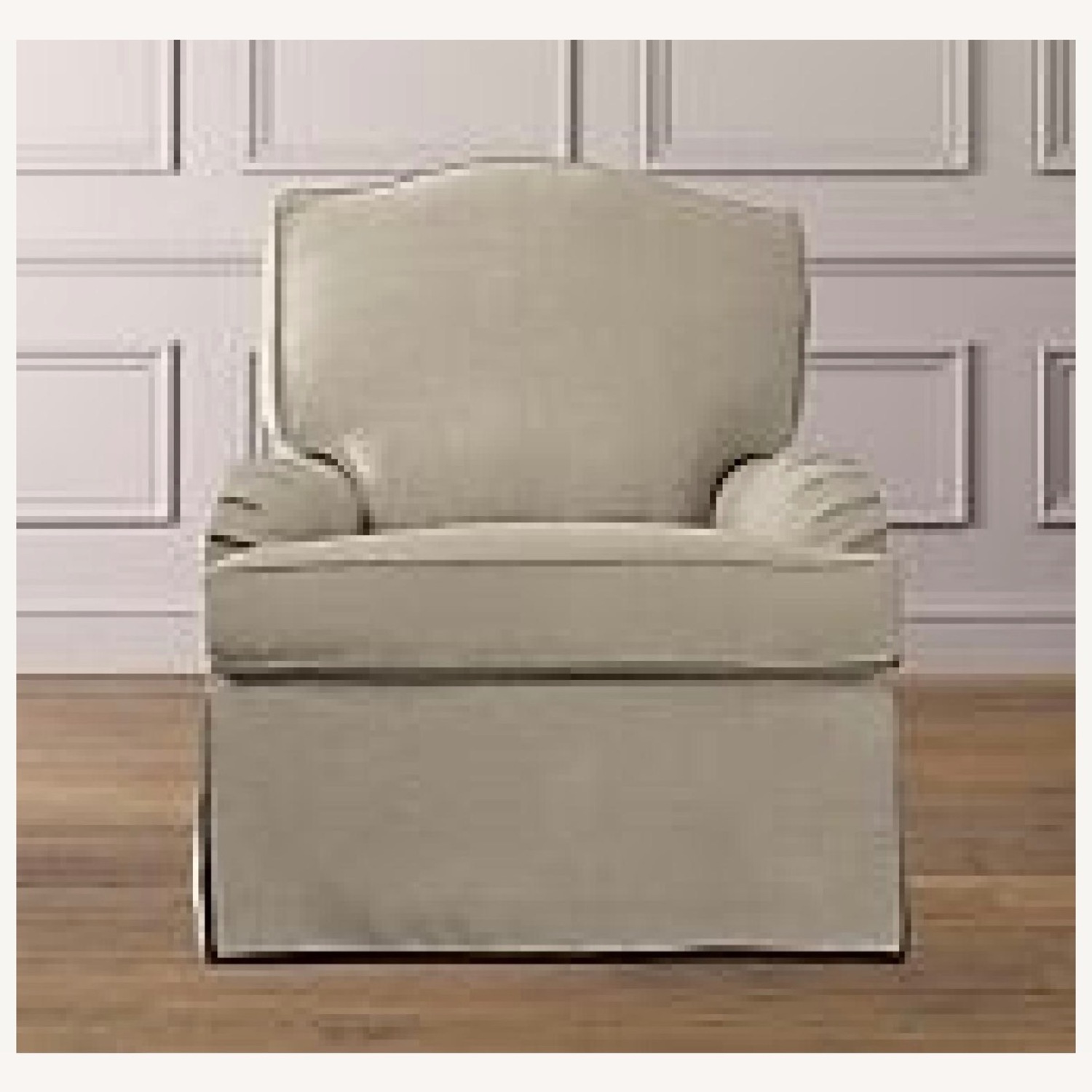 Restoration Hardware Camelback Swivel Chair  - image-1