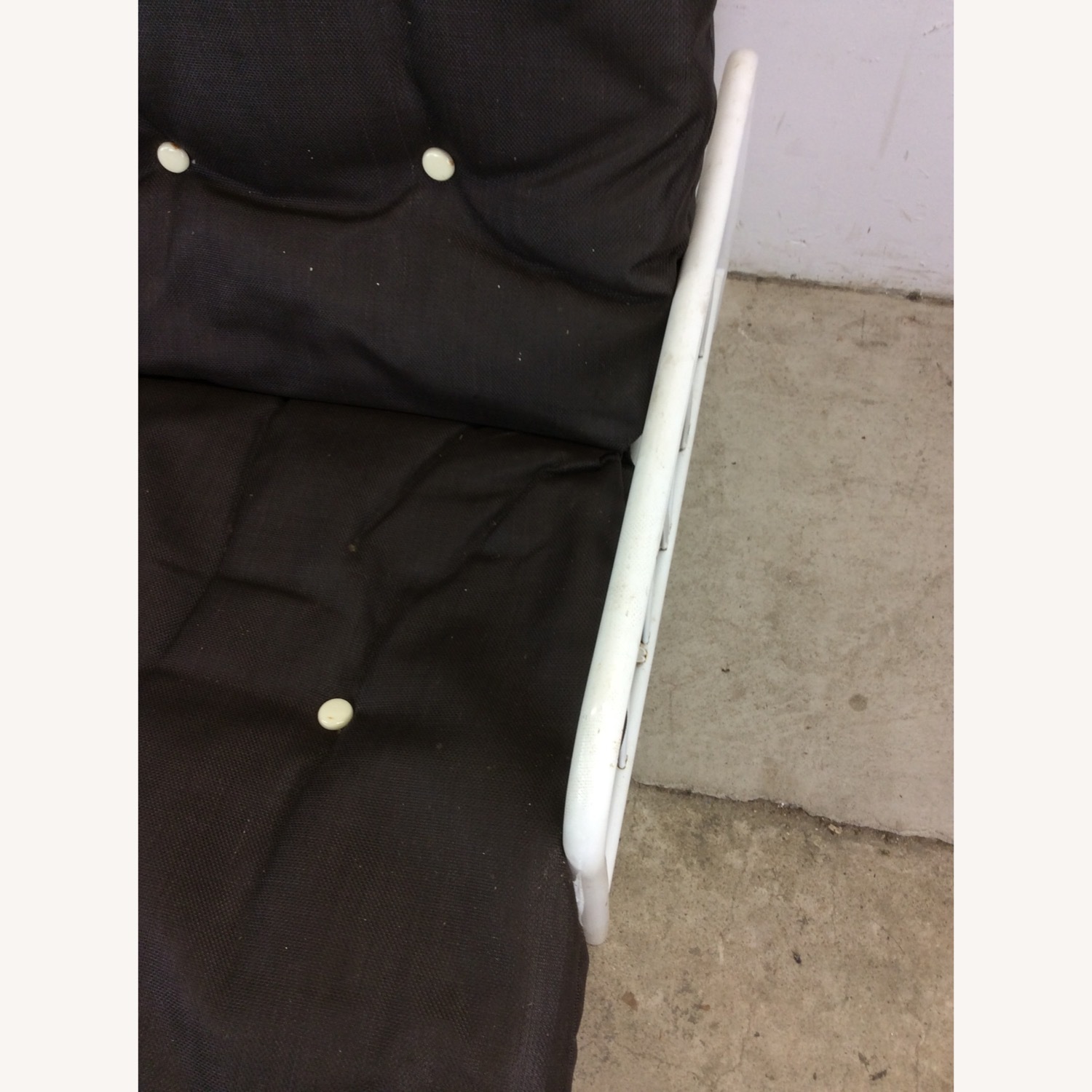 70s Outdoor Patio Lounger with Reclining Back - image-7