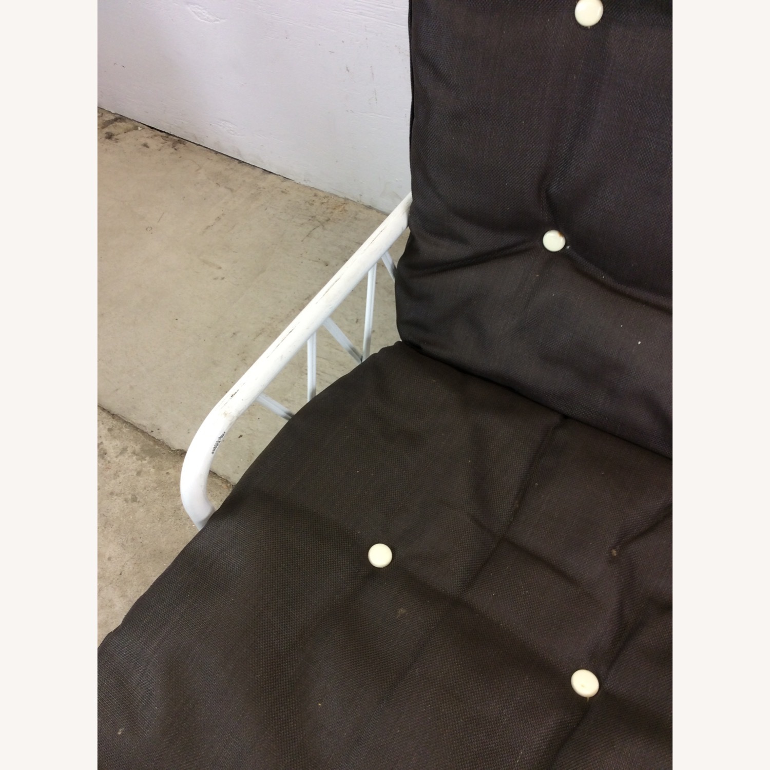 70s Outdoor Patio Lounger with Reclining Back - image-8