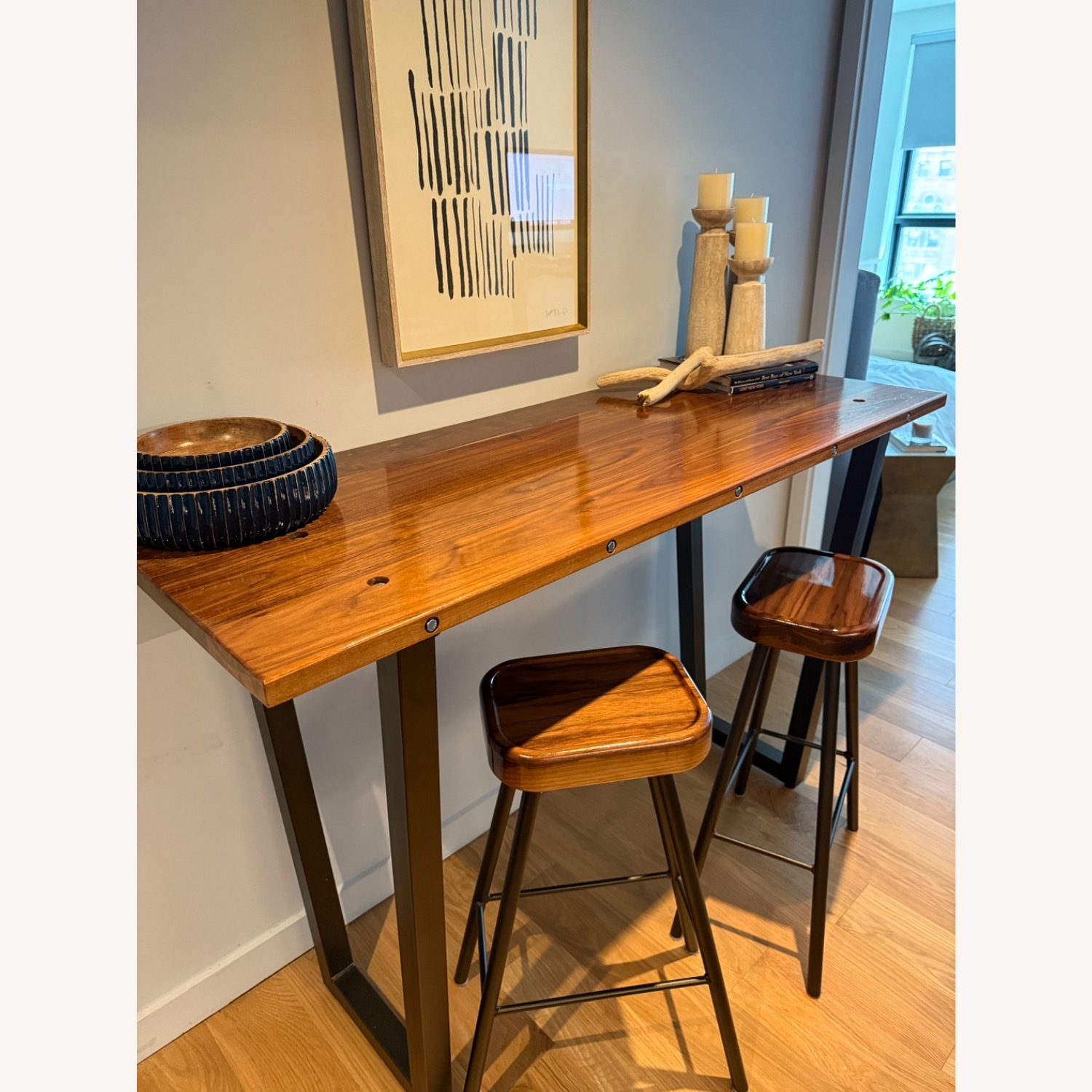 Custom High Top Table with Stools - image-3