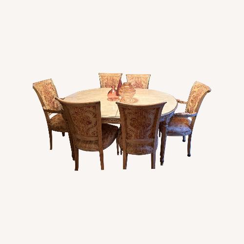 Used Unique French Style Neoclassic Dining Set for sale on AptDeco
