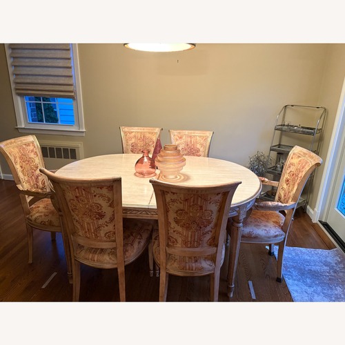 Used Unique French Style Neoclassic Dining Set for sale on AptDeco