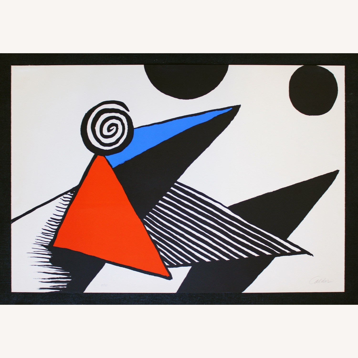 カルダー Alexander Calder 刷り込みサイン CALDER: UN EFFET DU JAPONAIS：アレクサンダー・カルダーの販売