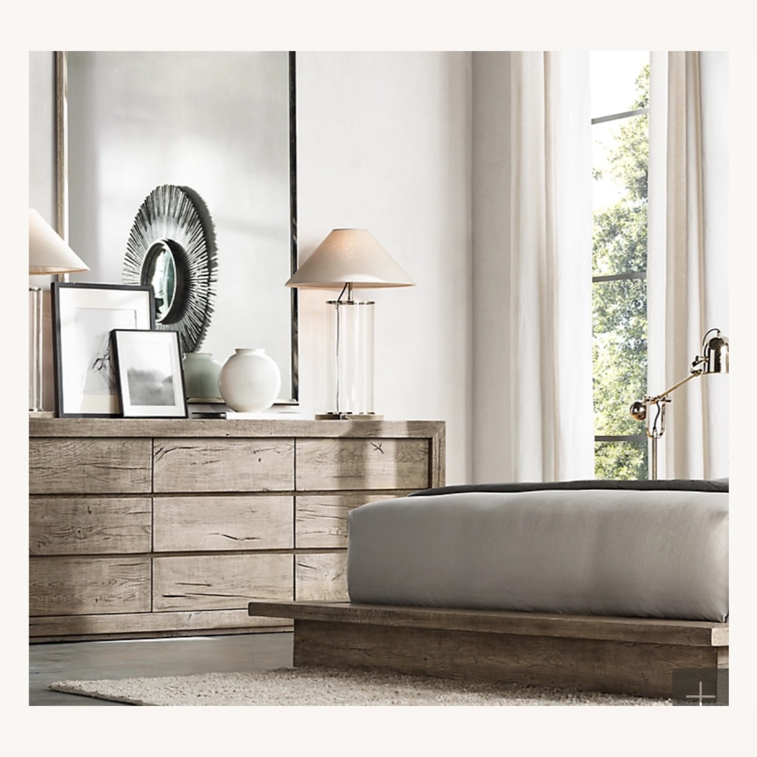 Restoration Hardware Reclaimed Oak Dresser - image-8