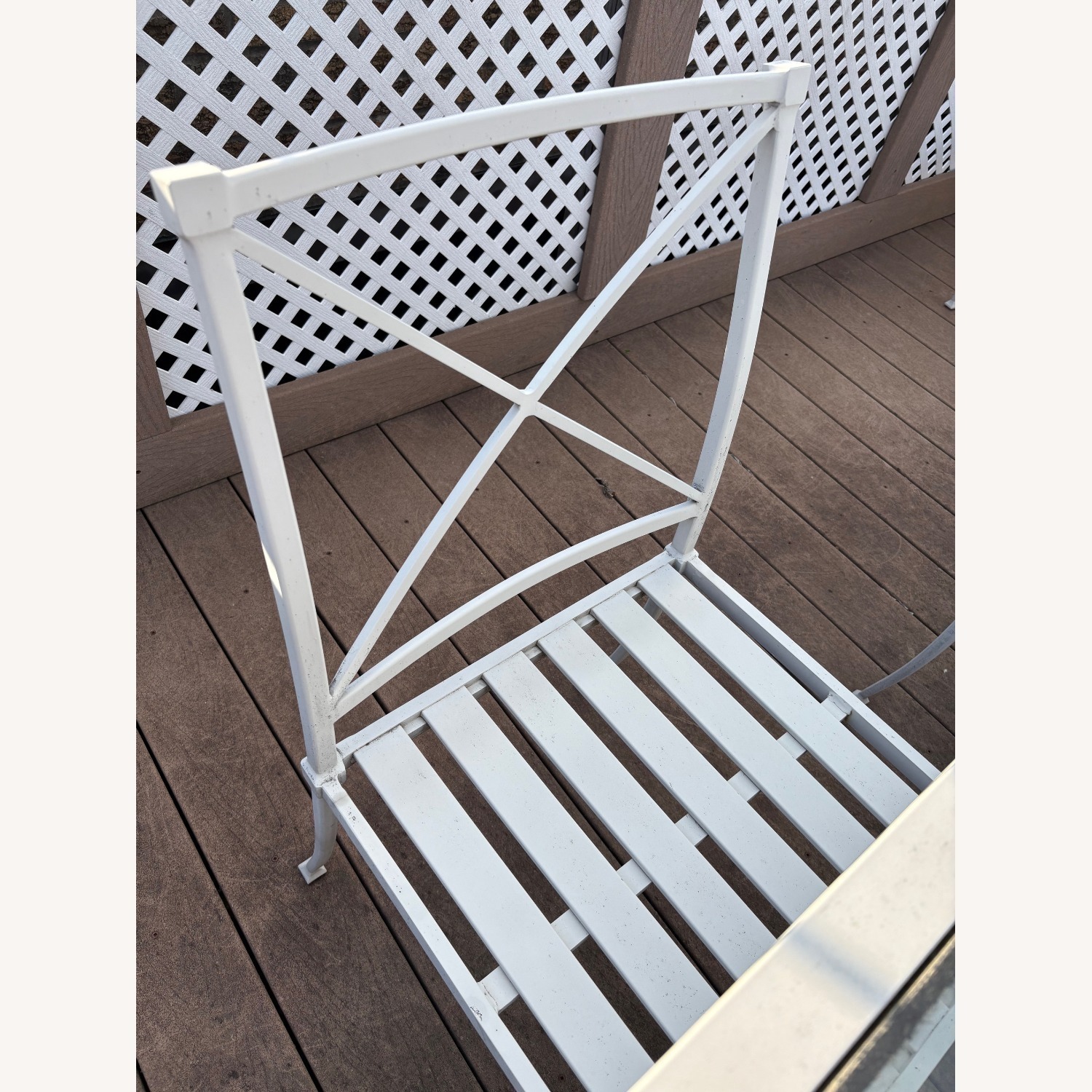 Williams Sonoma Outdoor Dining Table w 6 Chairs - image-2