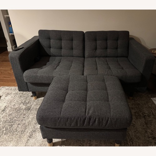 Used IKEA Morabo Loveseat and Ottoman for sale on AptDeco