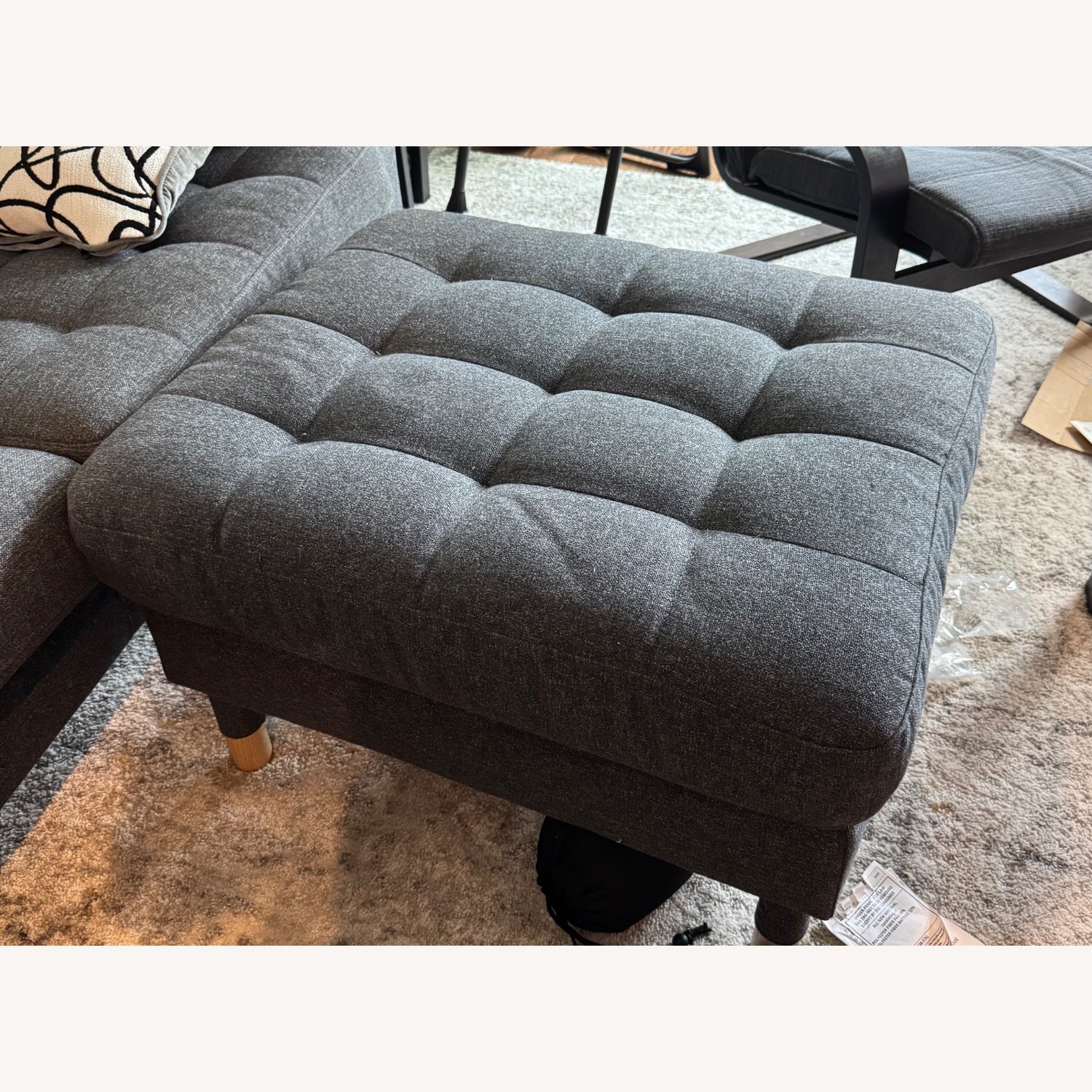IKEA Morabo Loveseat and Ottoman - image-3