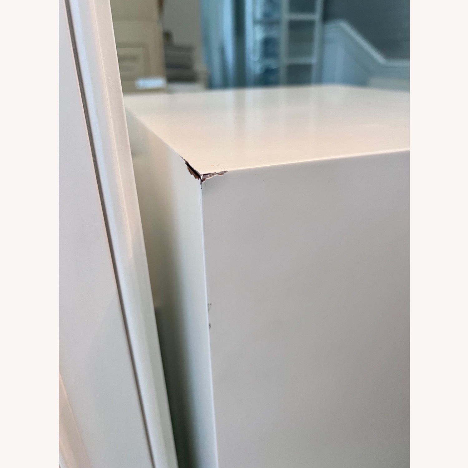 Pair of White Lacquer Pedestals - image-10