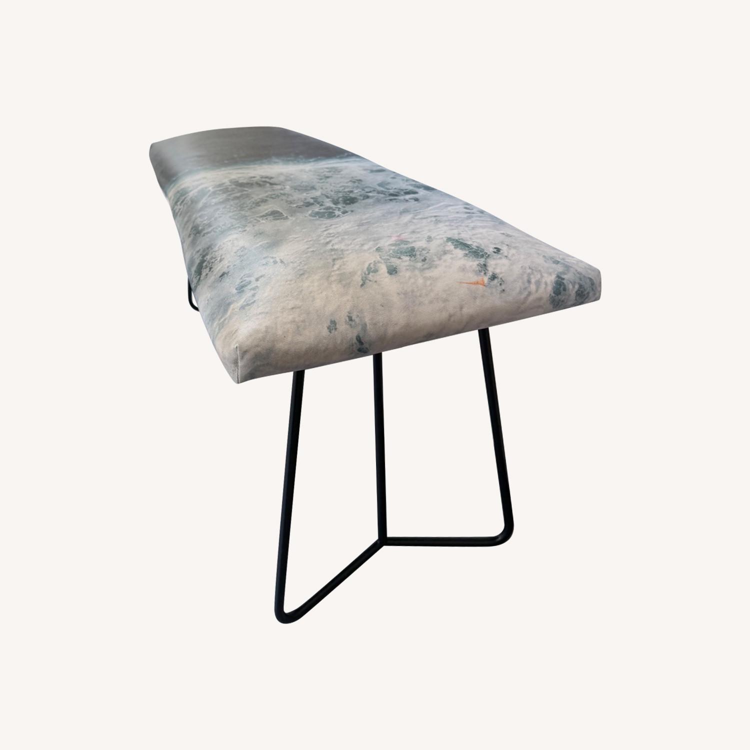 Ocean Themed Bench - image-0