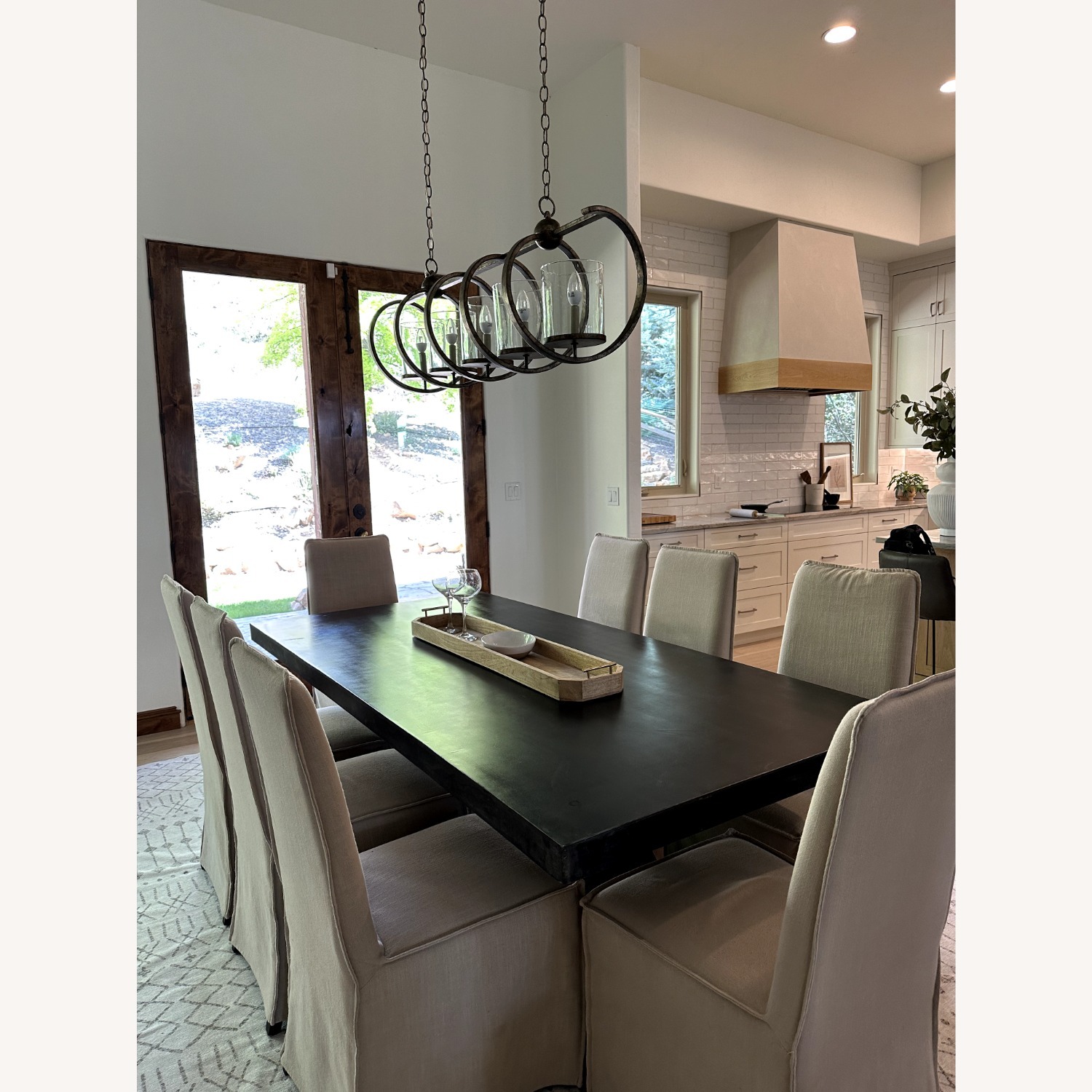 Modern Metal Dining Table - image-3