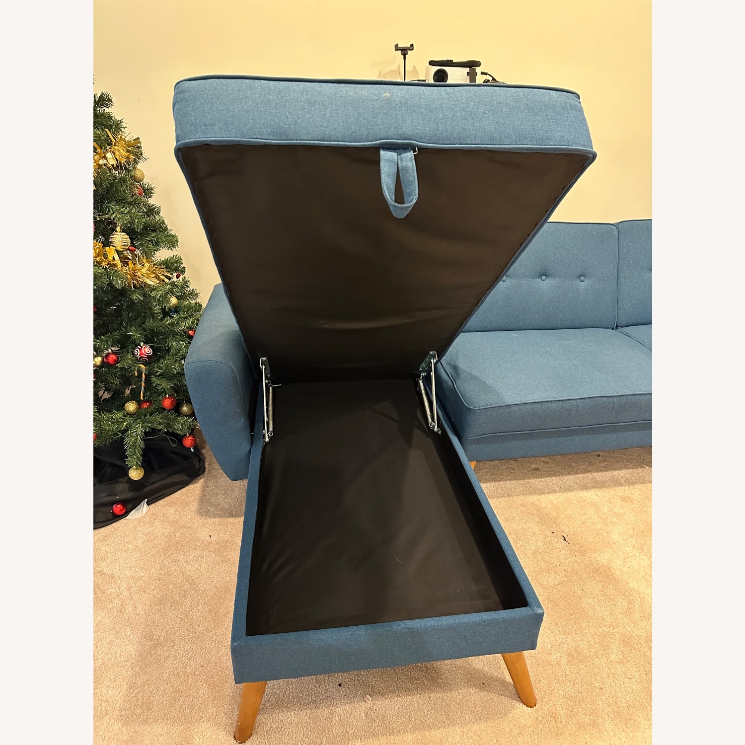 Blue 2 Piece Sectional - image-4