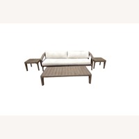 RH Malta Outdoor Teak Lounge Set