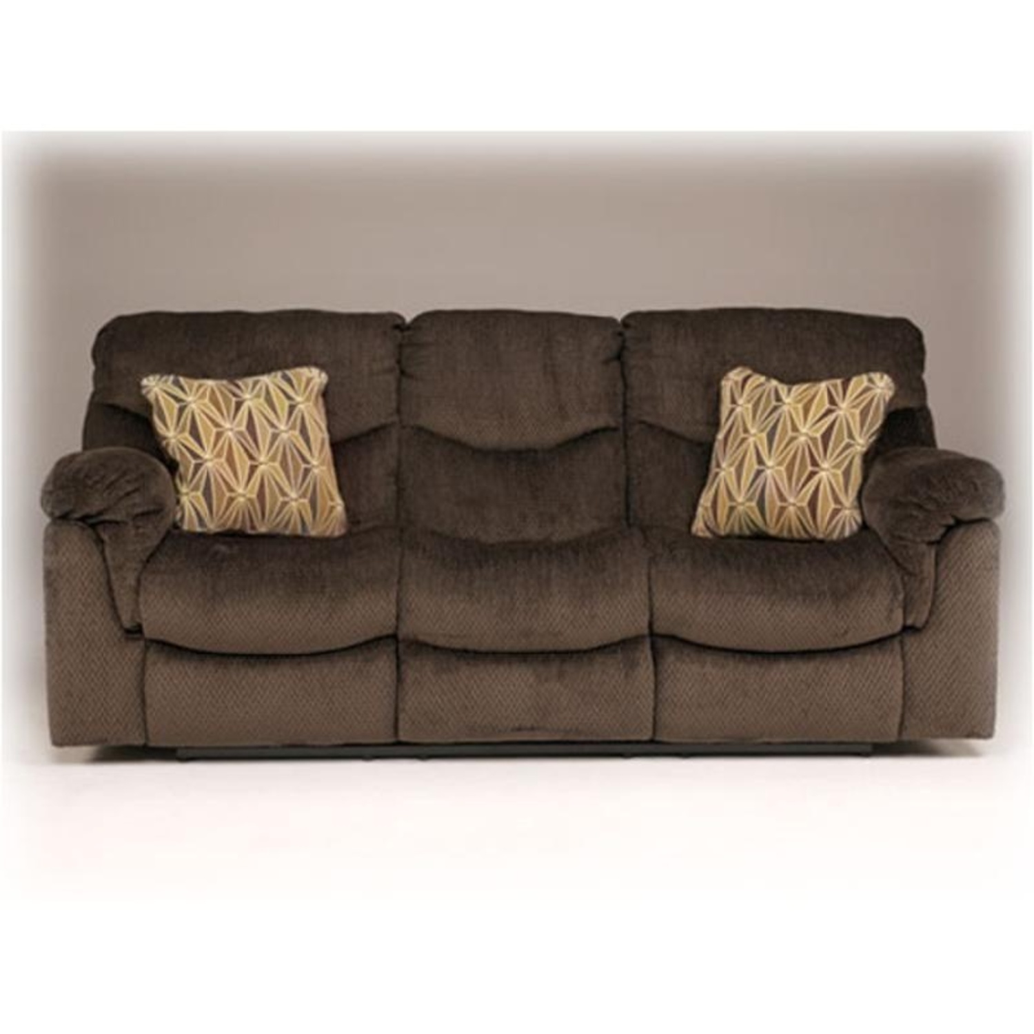 SoMo Reclining Mocha Sofa with Power Headrest - image-8