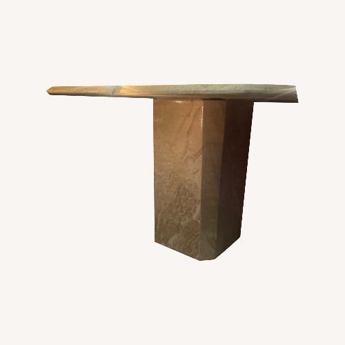 Used Vintage Pure Marble Table  for sale on AptDeco