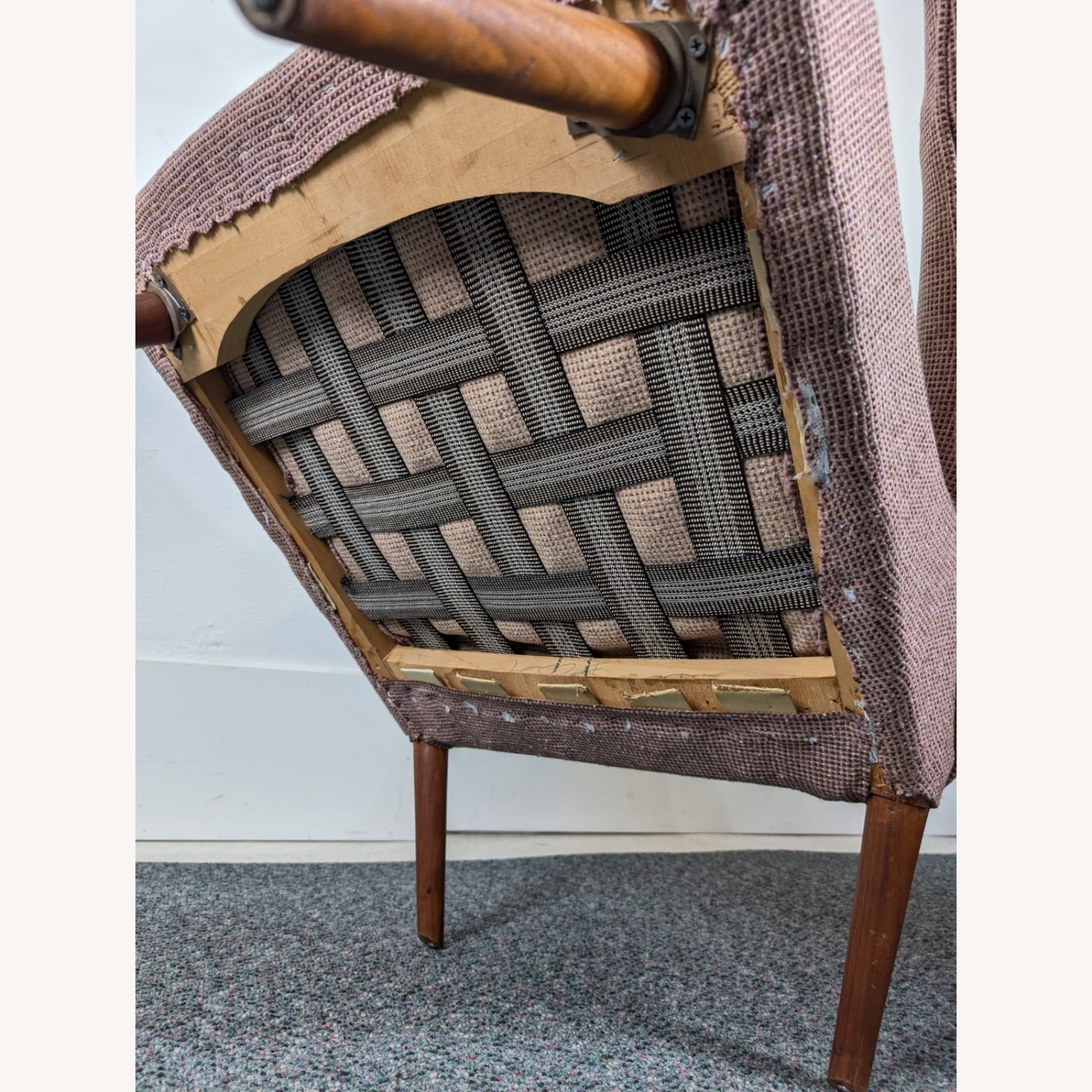 Danish Modern Papa Bear Chair Style of Hans Wegner - image-16
