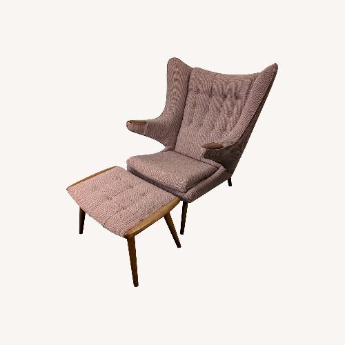 Used Danish Modern Papa Bear Chair Style of Hans Wegner for sale on AptDeco