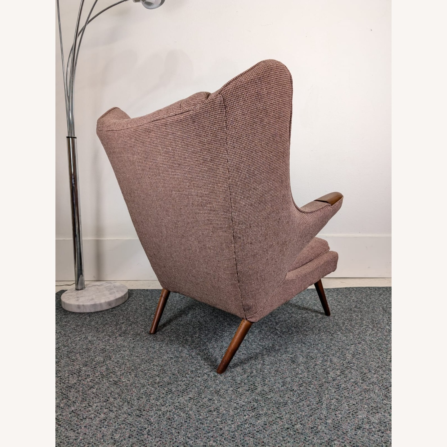 Danish Modern Papa Bear Chair Style of Hans Wegner - image-12