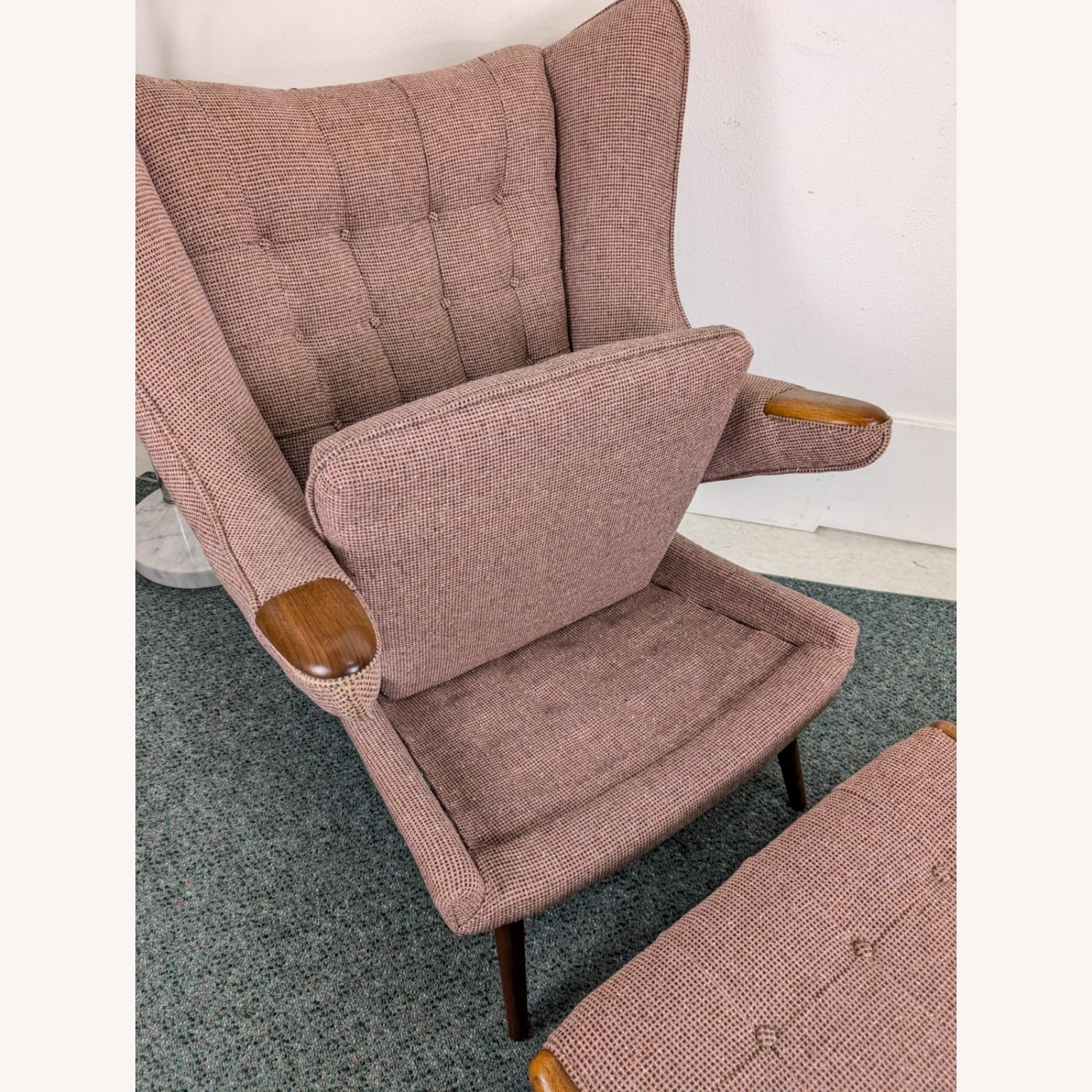 Danish Modern Papa Bear Chair Style of Hans Wegner - image-9