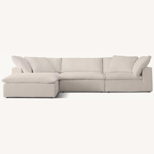 Used Restoration Hardware Cloud Modular 4-piece Sofa for sale on AptDeco