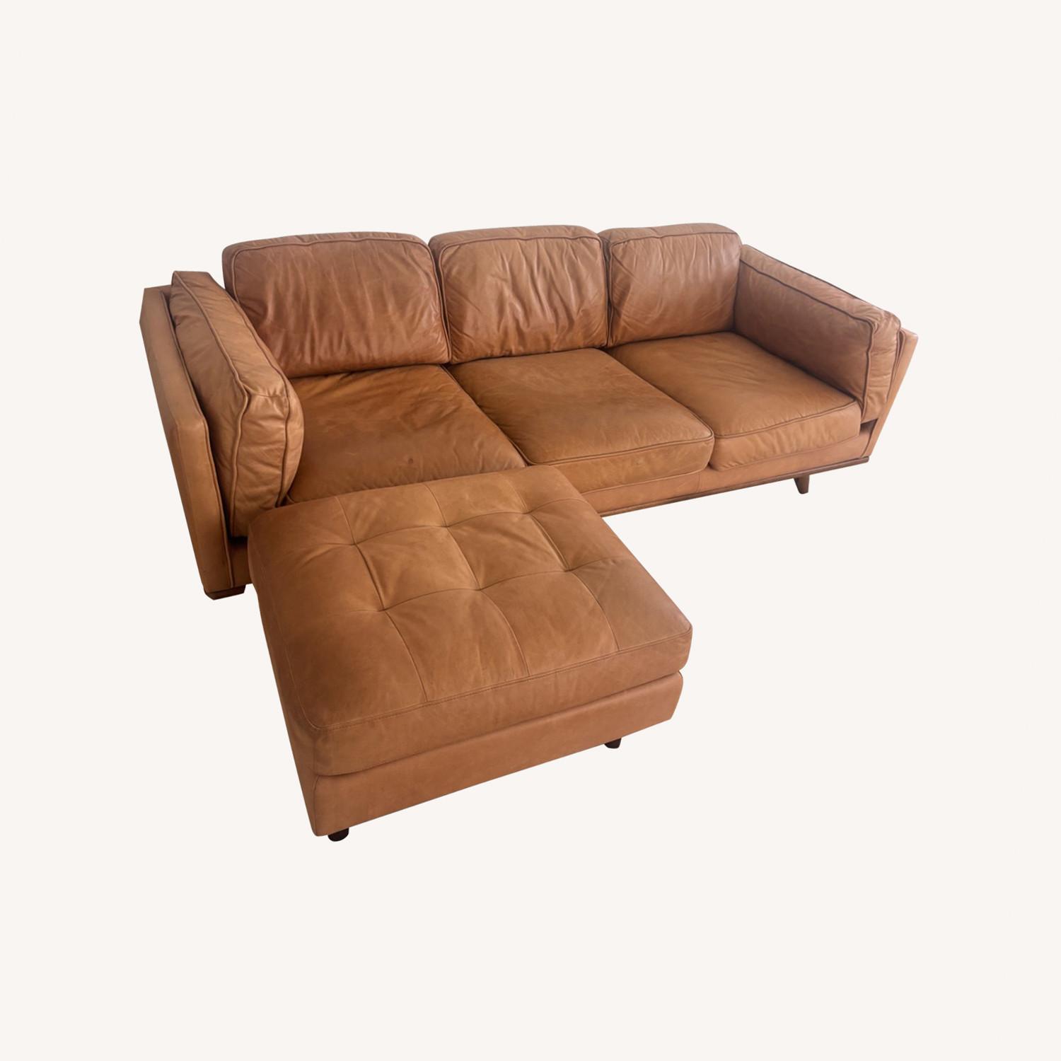 Article Sofa with Ottoman - image-0