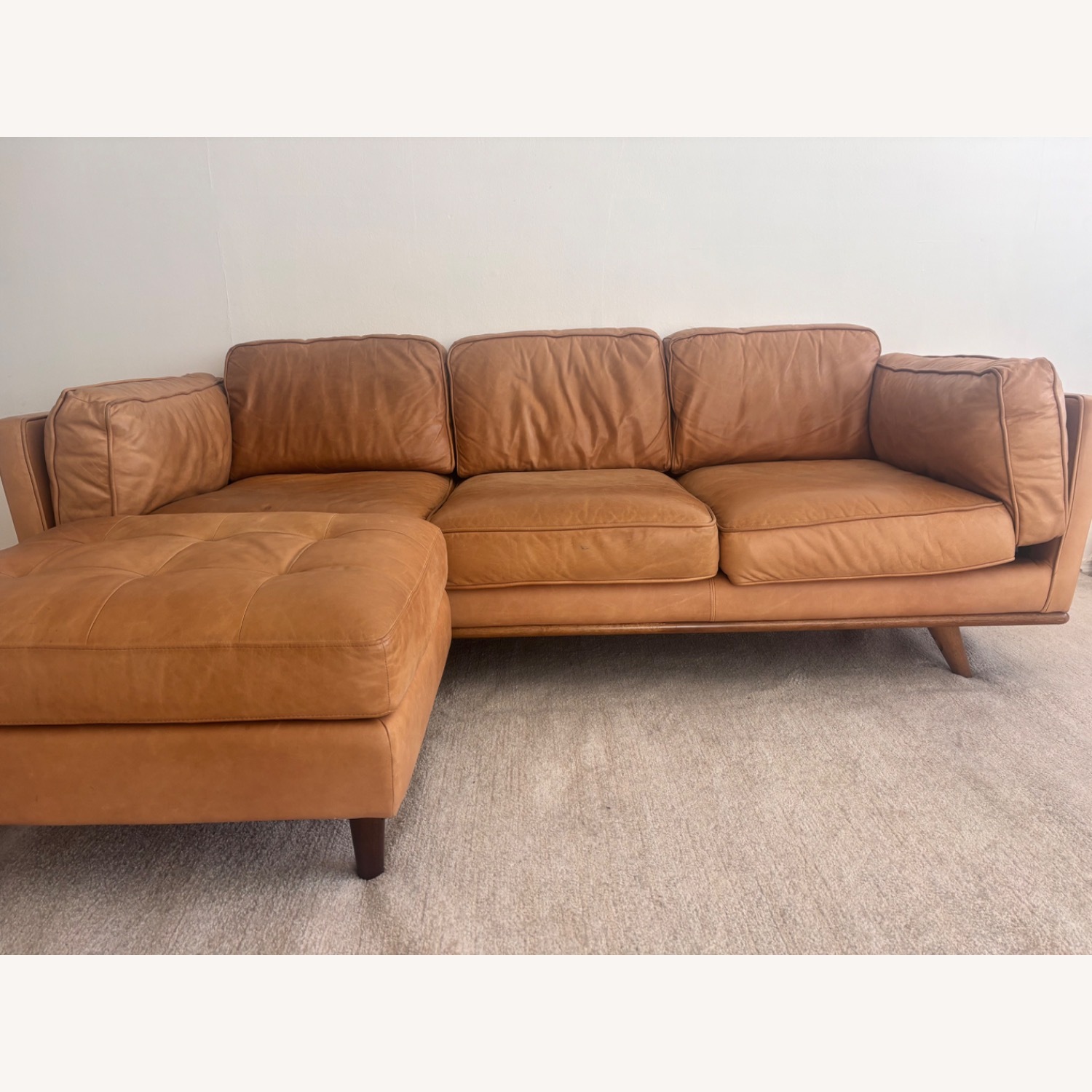 Article Sofa with Ottoman - image-2