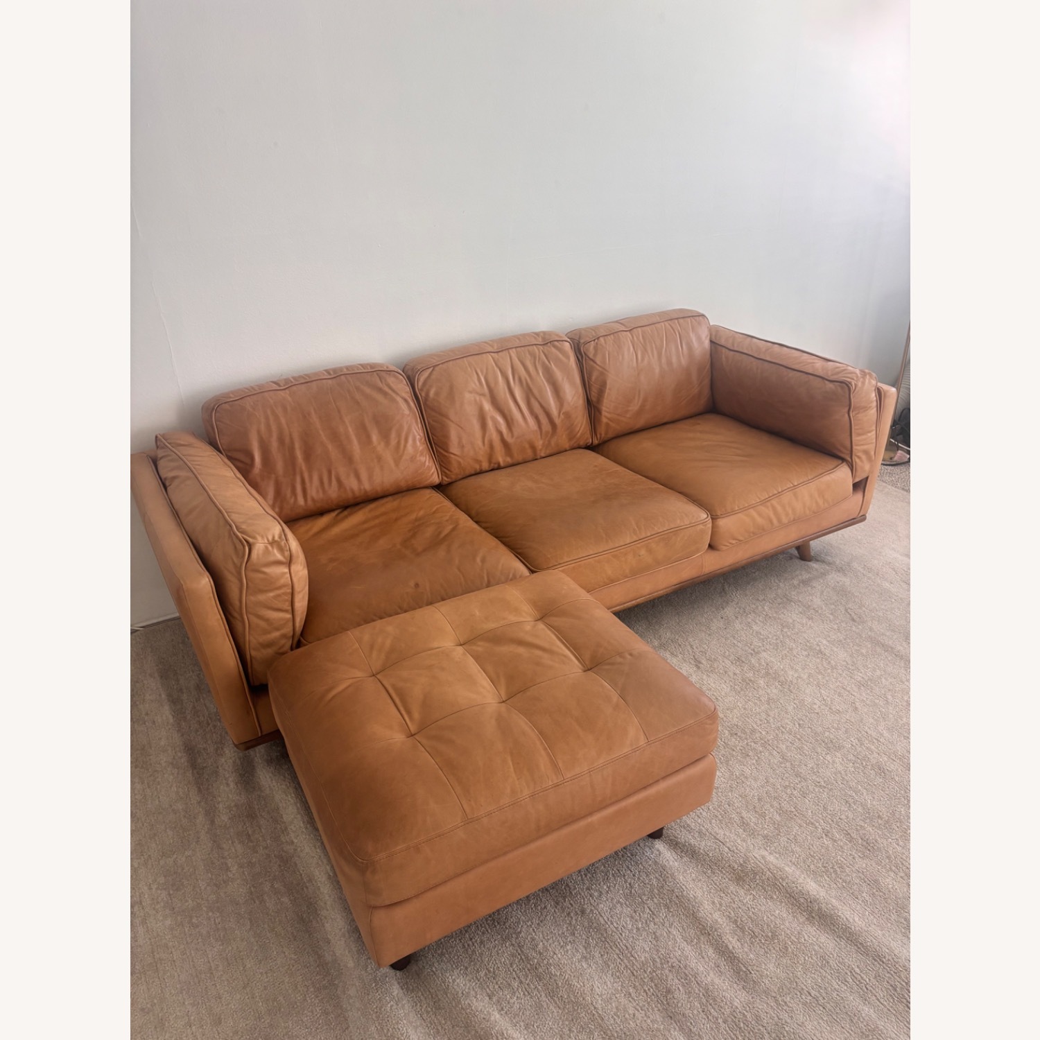Article Sofa with Ottoman - image-4