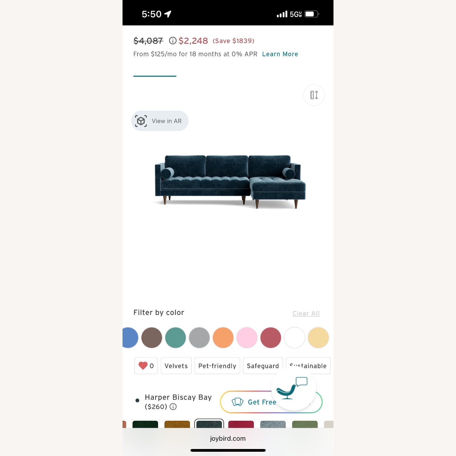 Joybird Briar Sectional - image-3