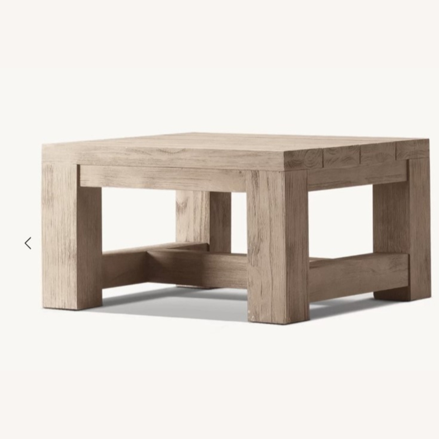 RH French Beam Teak Outdoor Table Set – 3 Pieces - image-7