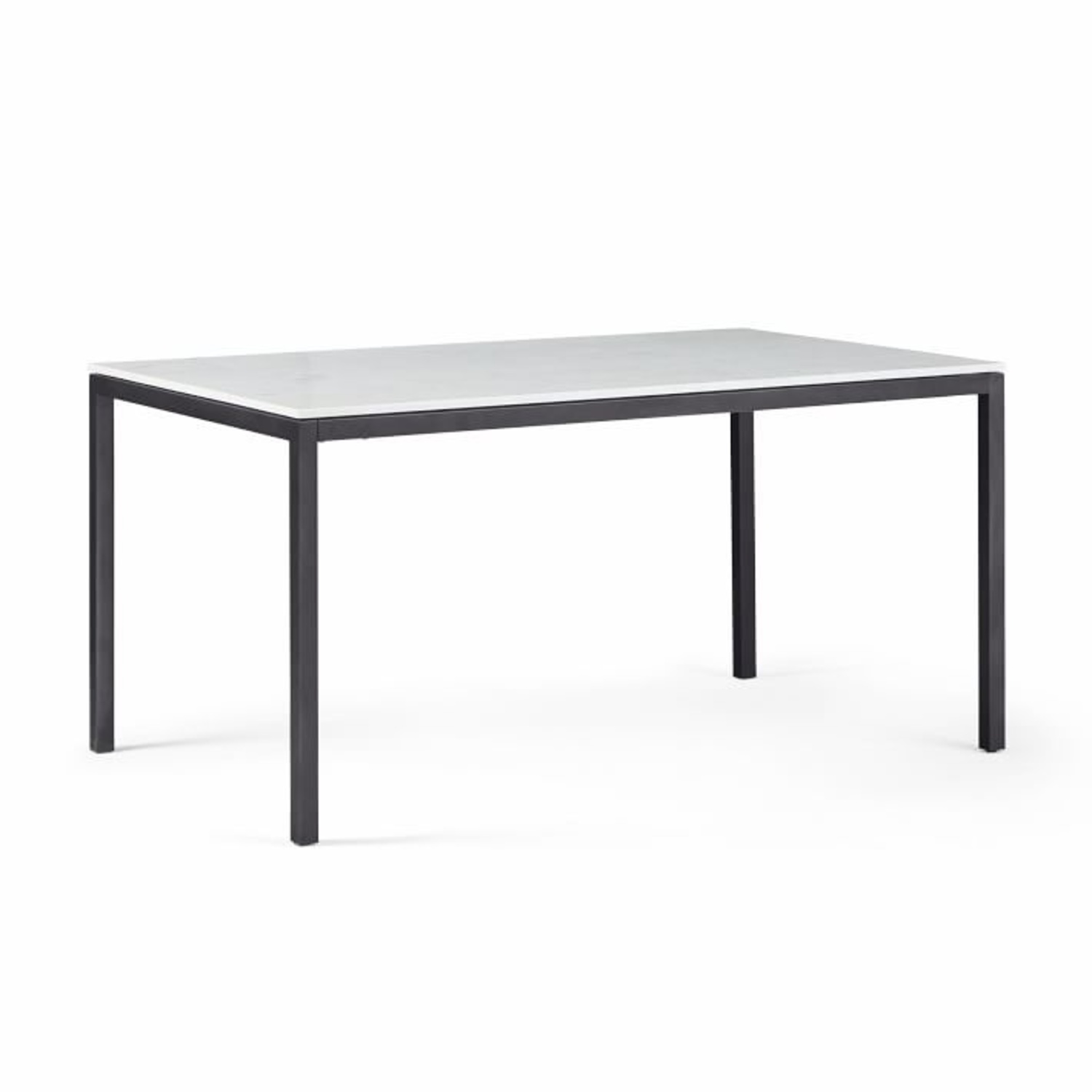 West Elm Frame Marble Tabletop Dining Table - image-5