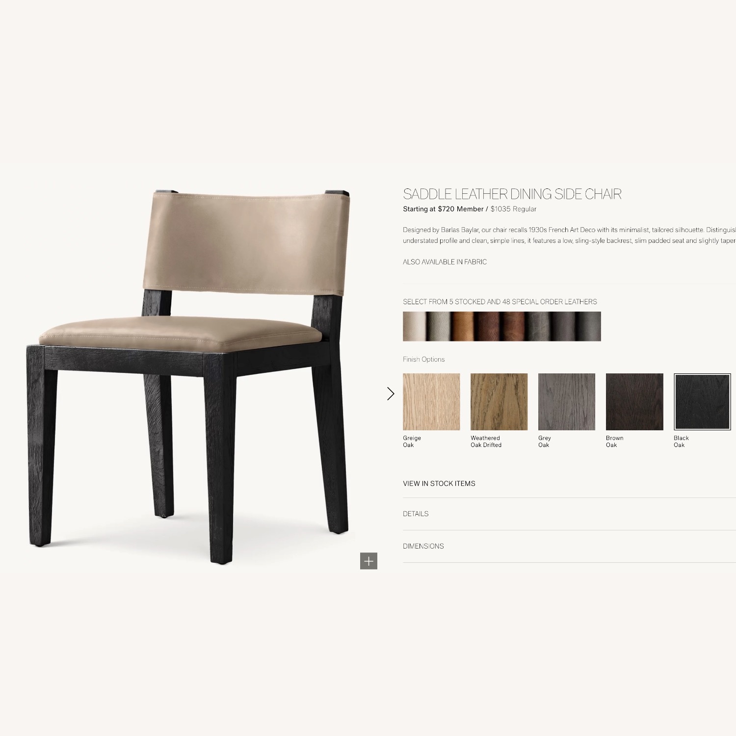 RH Maslow Spider Round Dining Table and Chairs (4) - image-5