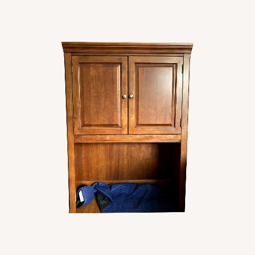 Used Chestnut Convertible Desk Hutch / Bookshelf for sale on AptDeco