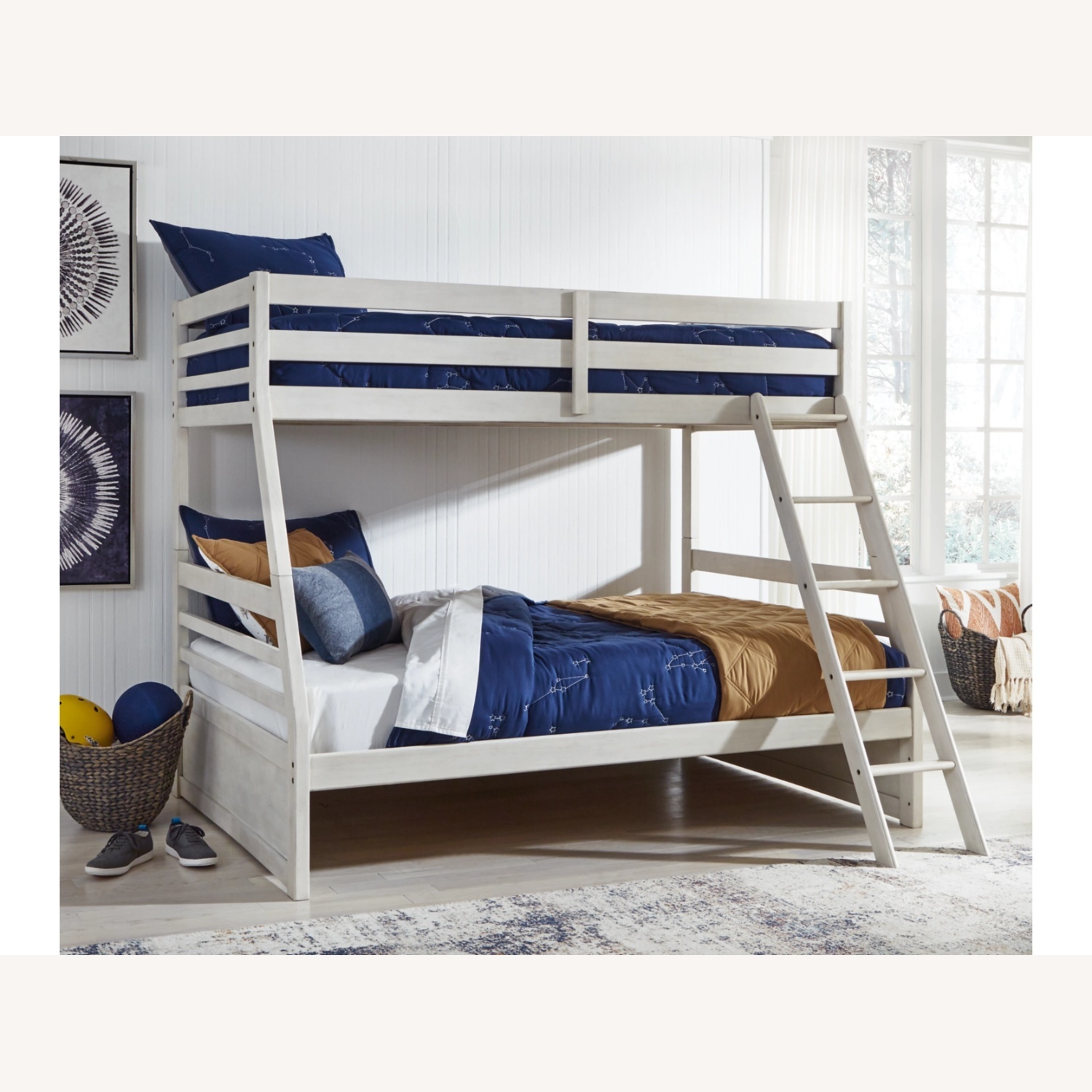 Ashley Furniture Robbinsdale White Bunk Bed - image-5