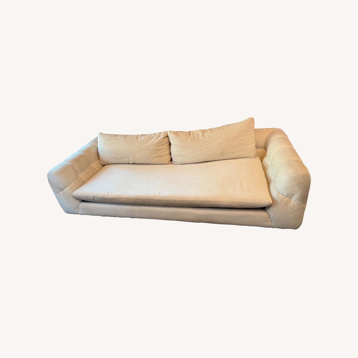 Crate & Barrel Cambria Boucle Sofa 96" - image-0