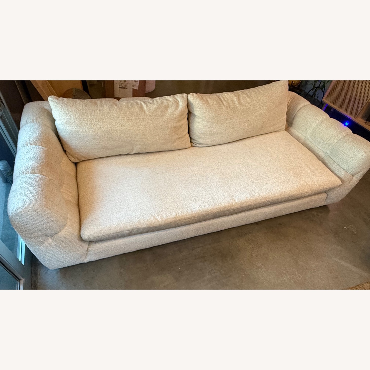 Crate & Barrel Cambria Boucle Sofa 96" - image-2