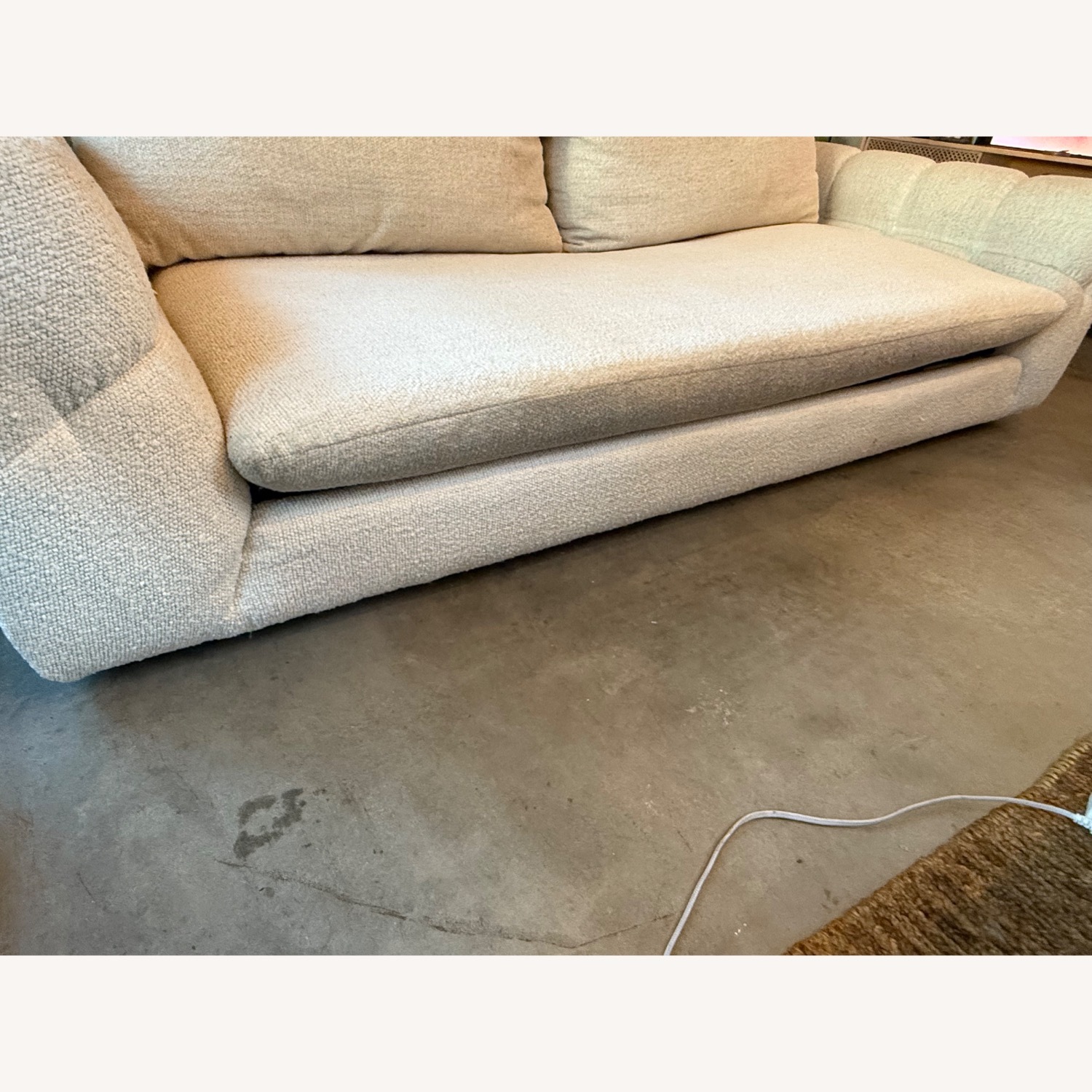 Crate & Barrel Cambria Boucle Sofa 96" - image-5