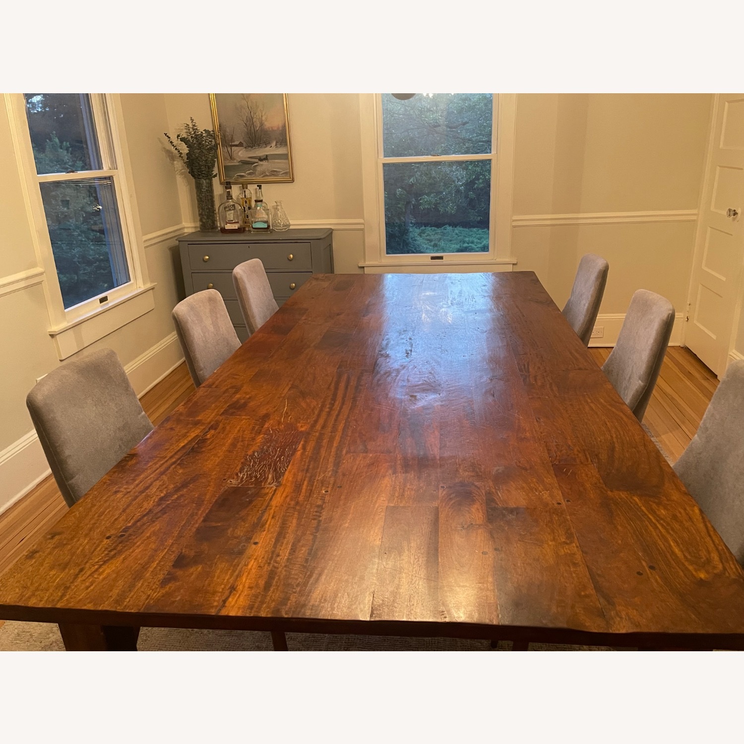 Mid Century Modern Upholstered Dining Chairs - image-3