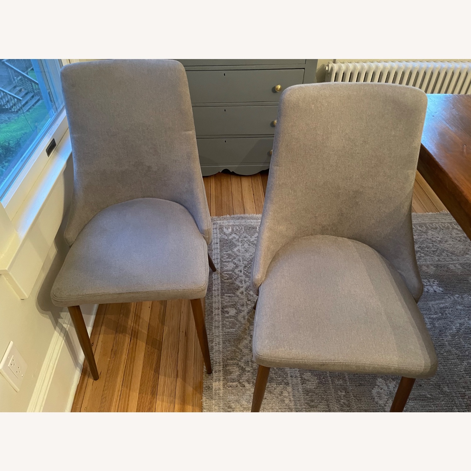 Mid Century Modern Upholstered Dining Chairs - image-2