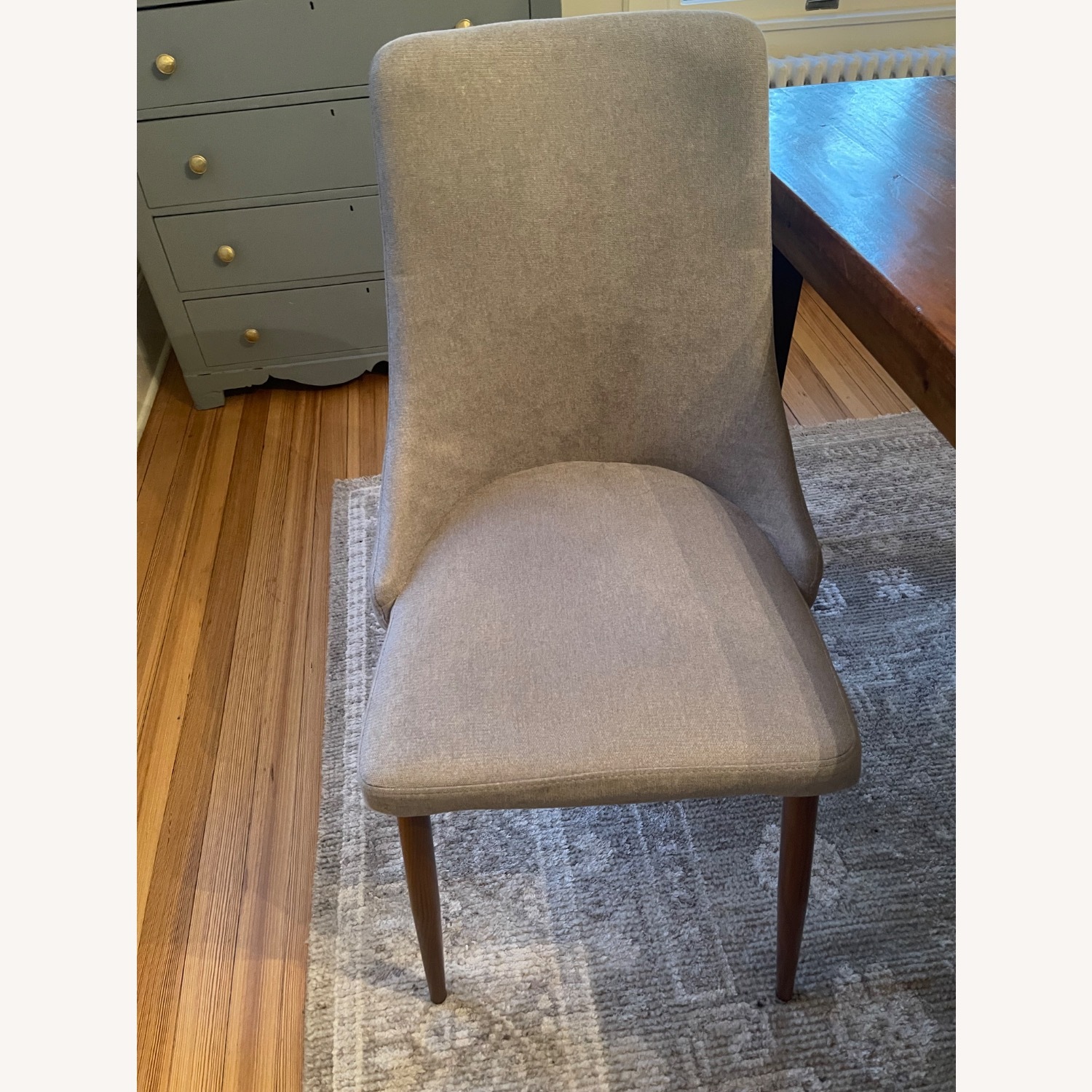 Mid Century Modern Upholstered Dining Chairs - image-1