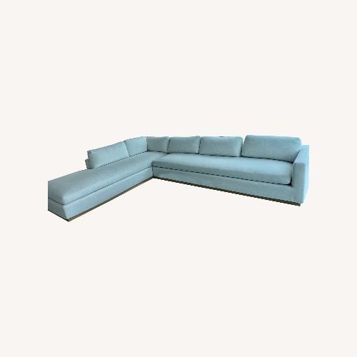 Used Homenature Seek Slipcovered Organic Linen Sofa for sale on AptDeco