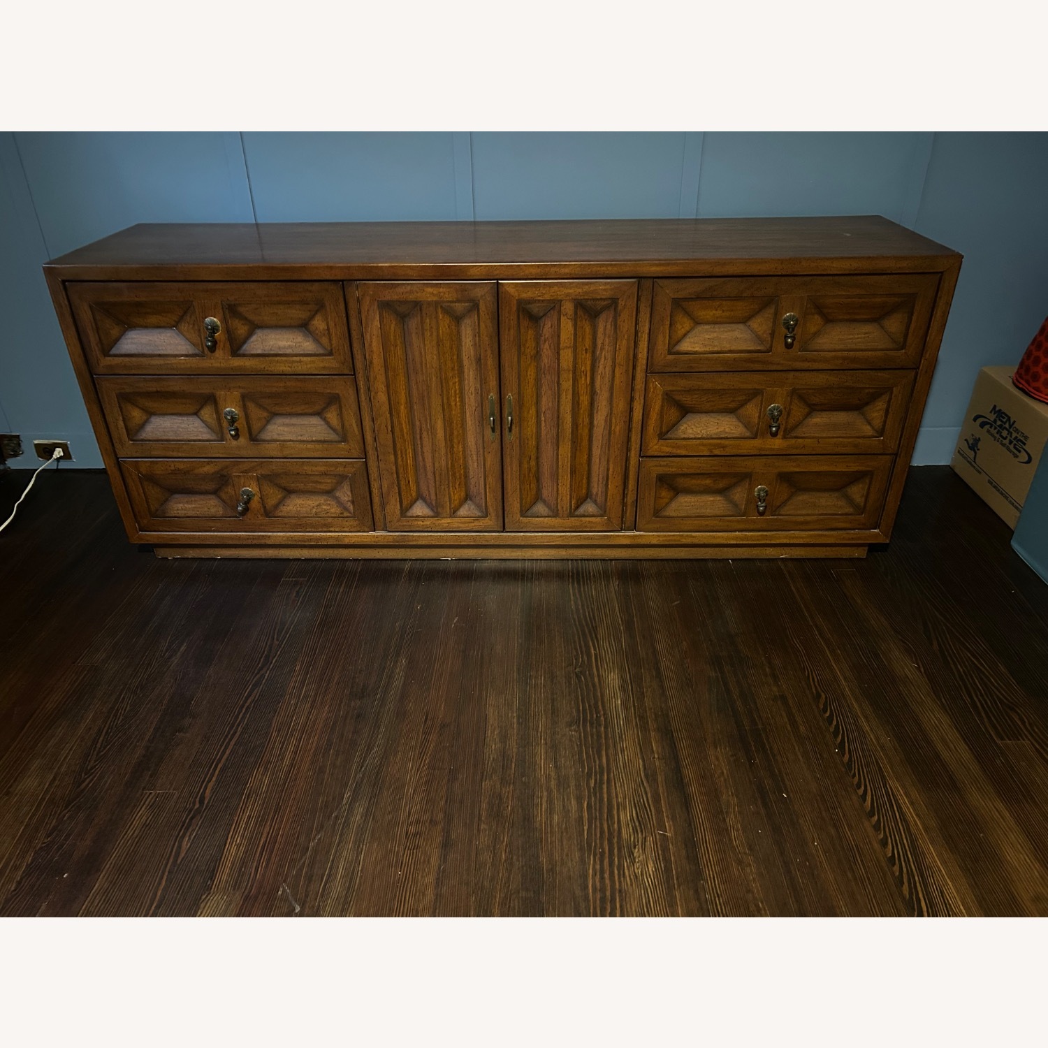 American of Martinsville 9-drawer buffet dresser - image-1