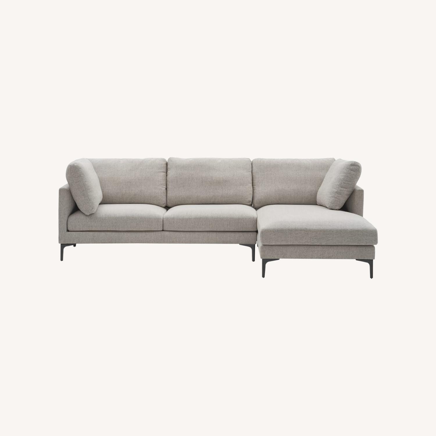 Beige Castlery Adam’s Chaise Sectional - image-0