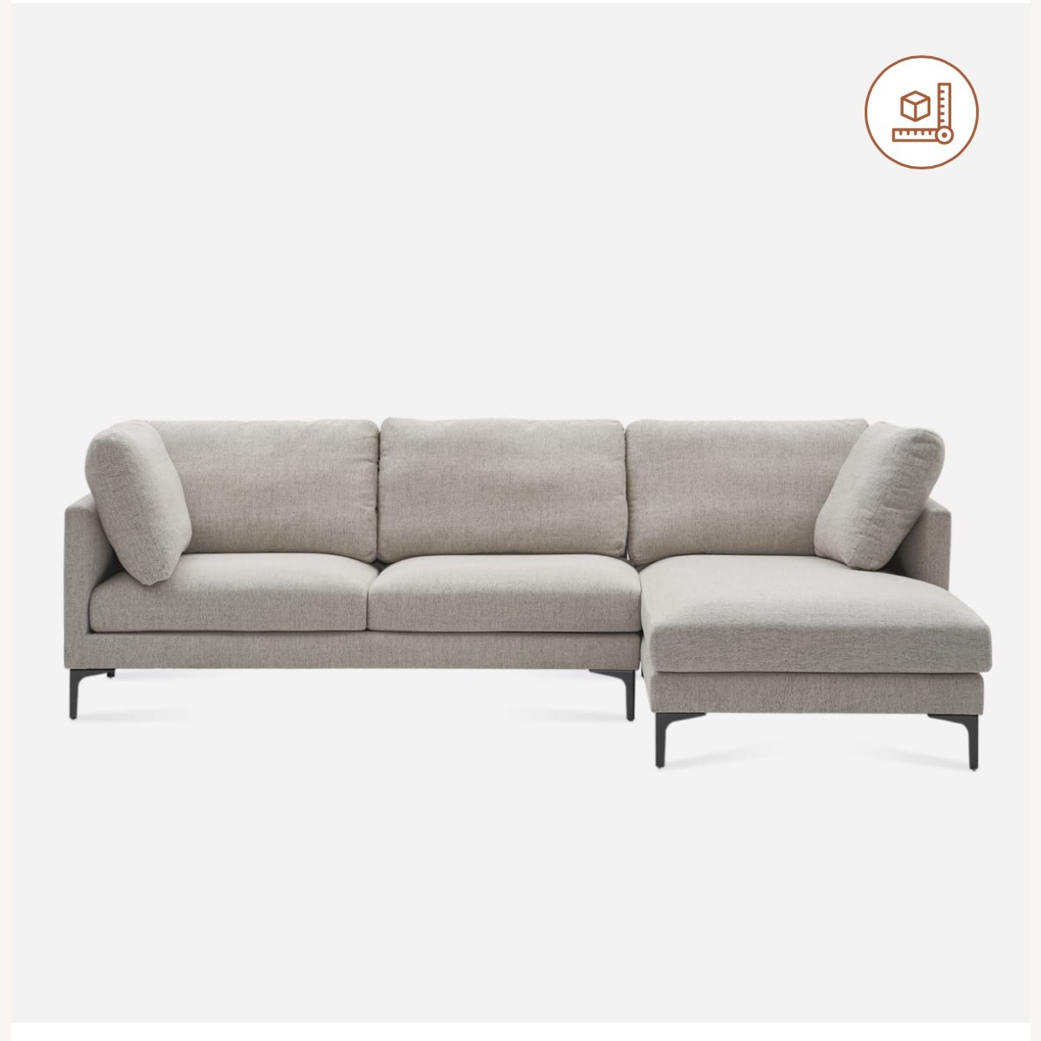 Beige Castlery Adam’s Chaise Sectional - image-2