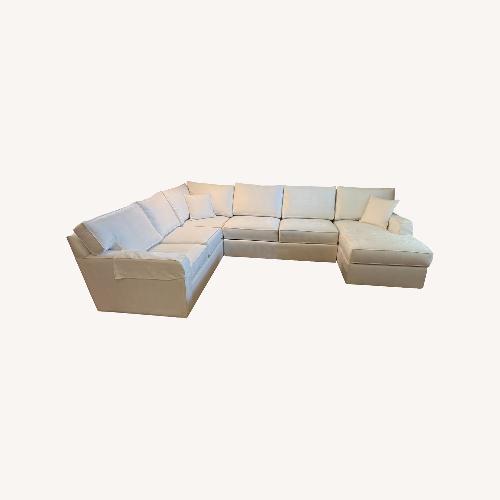Used Modern White Couch for sale on AptDeco