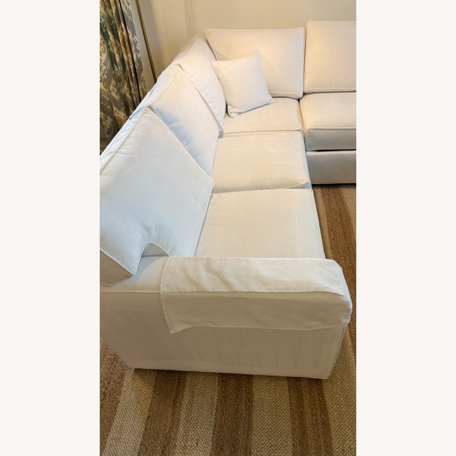 Modern White Couch - image-7