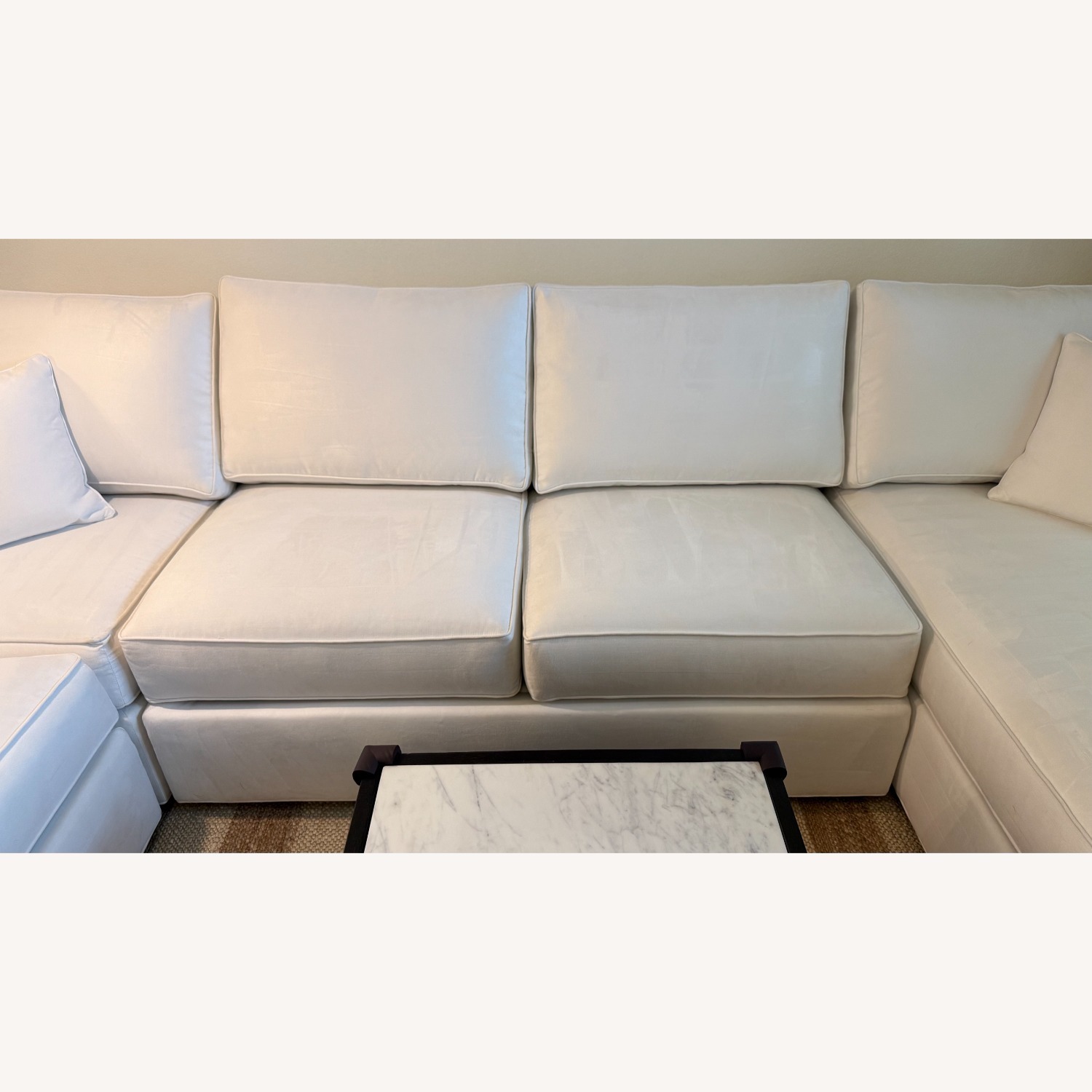 Modern White Couch - image-2