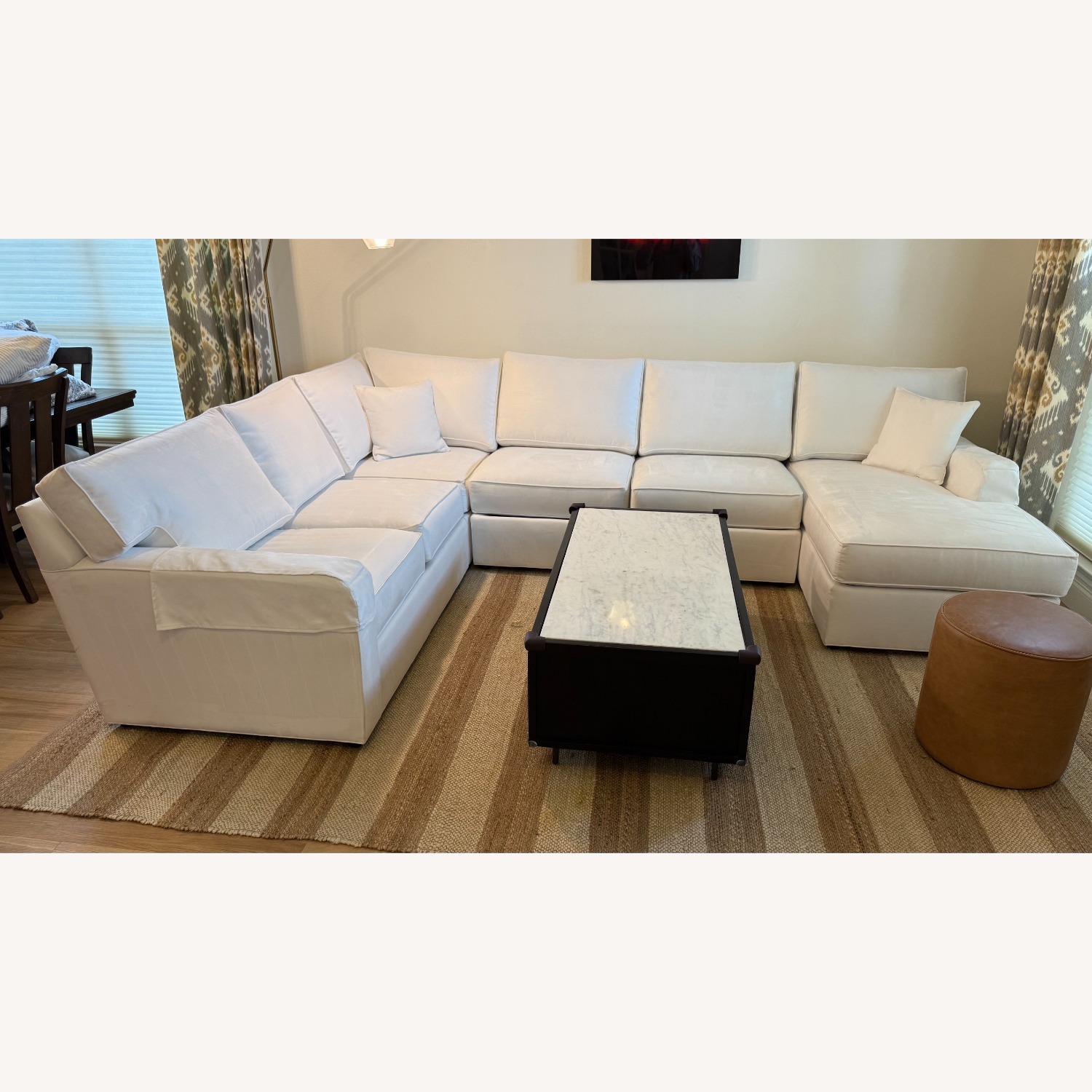 Modern White Couch - image-1