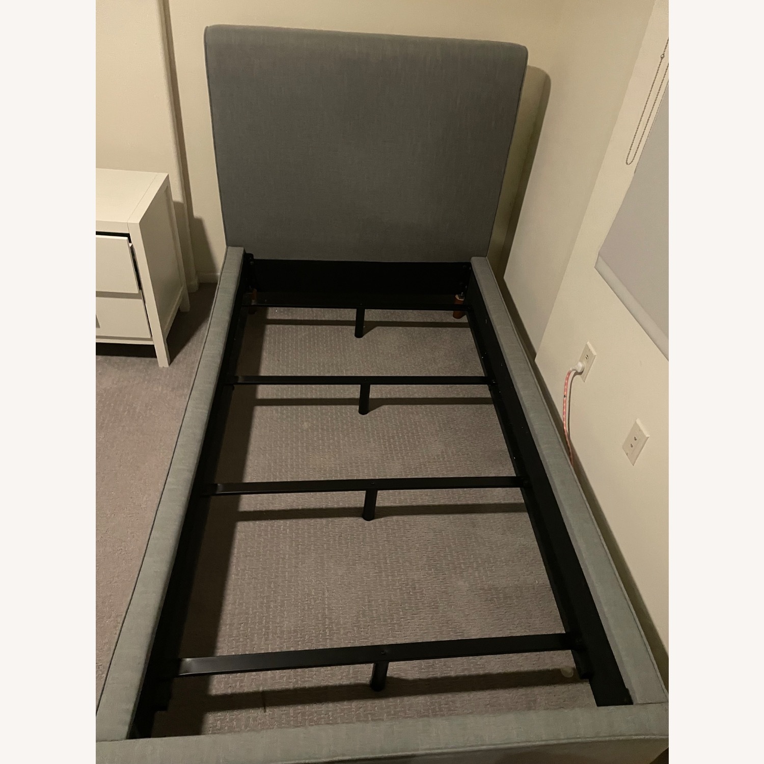 Living Spaces Dean Charcoal Twin Bed - image-2