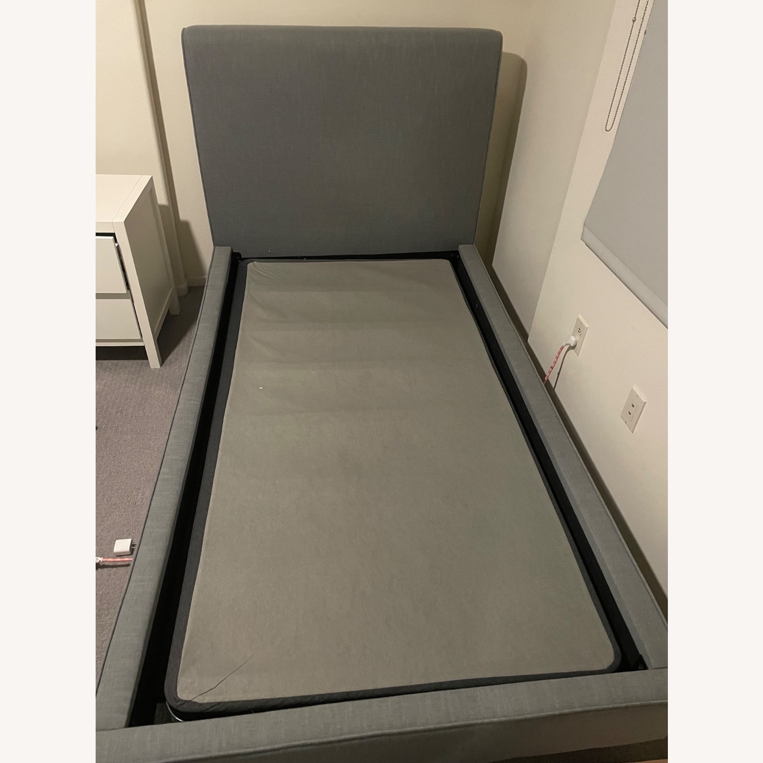 Living Spaces Dean Charcoal Twin Bed - image-1