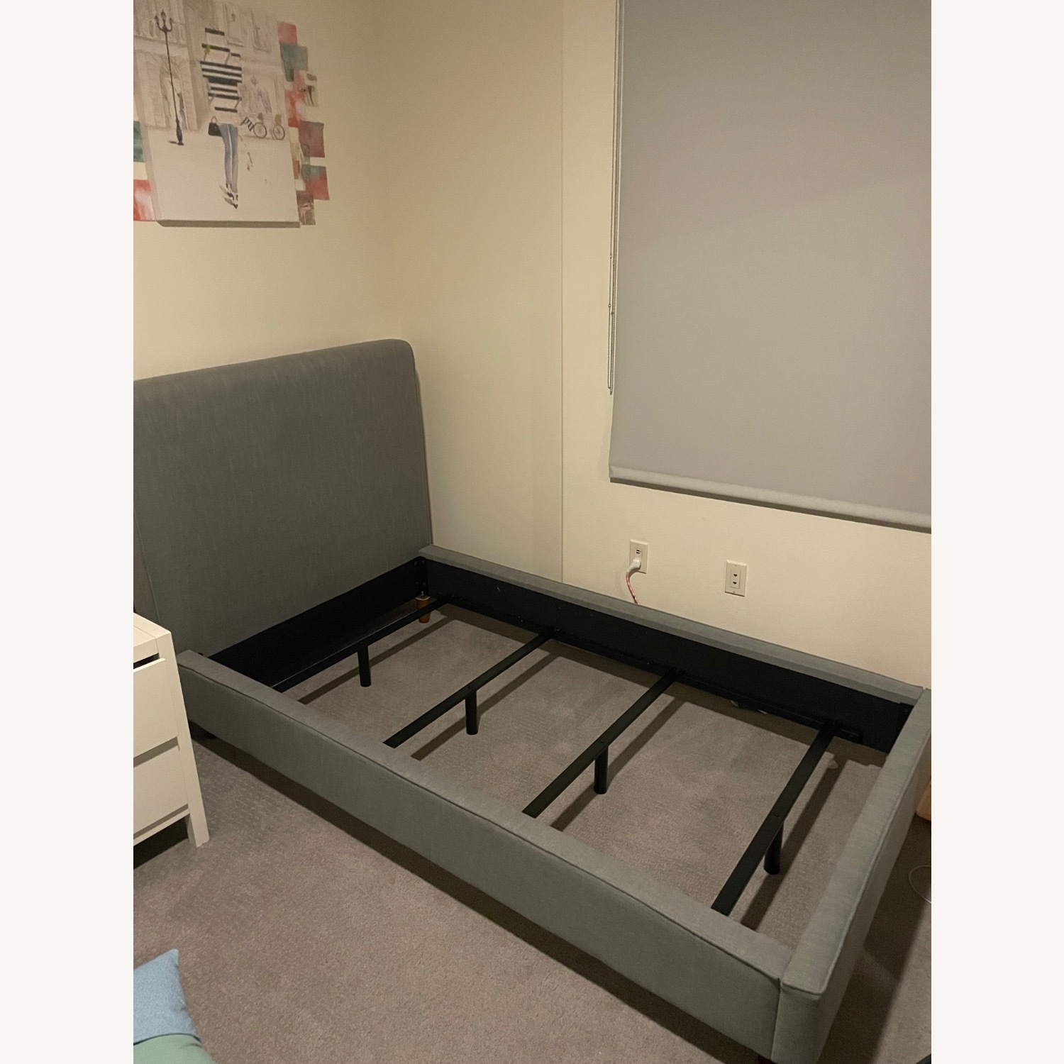 Living Spaces Dean Charcoal Twin Bed - image-4